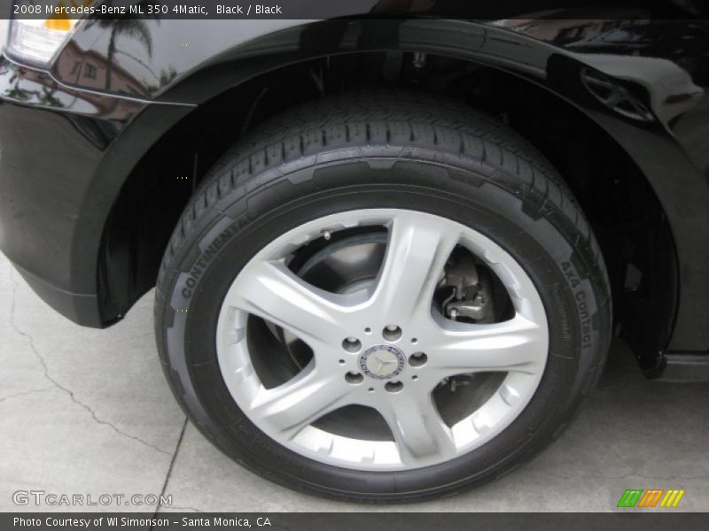 Black / Black 2008 Mercedes-Benz ML 350 4Matic