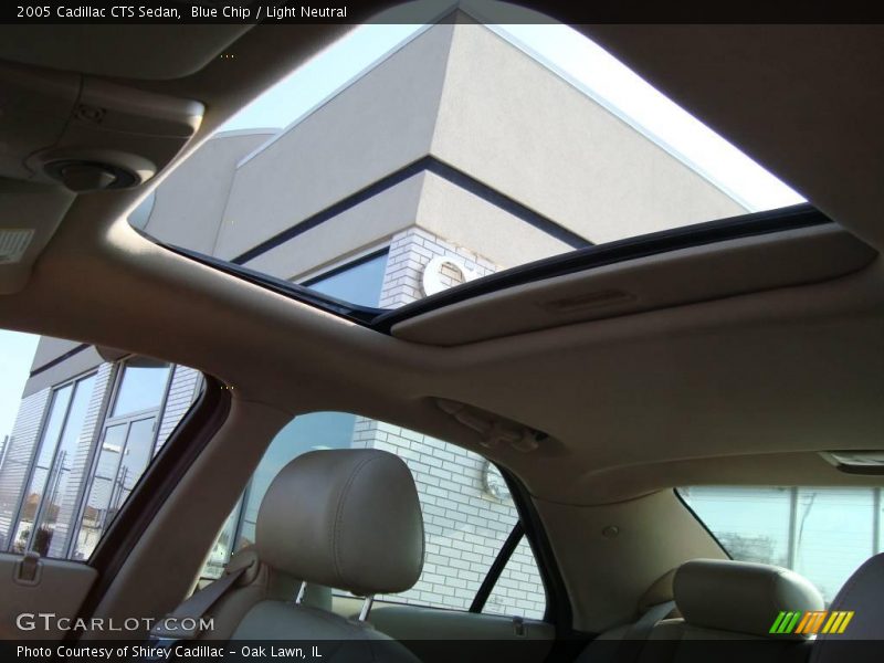 Blue Chip / Light Neutral 2005 Cadillac CTS Sedan