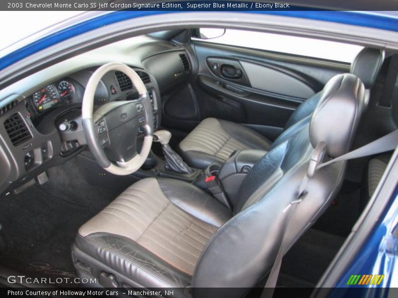 Superior Blue Metallic / Ebony Black 2003 Chevrolet Monte Carlo SS Jeff Gordon Signature Edition