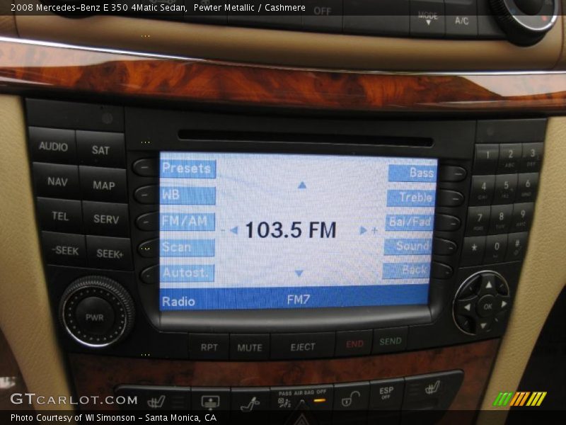 Pewter Metallic / Cashmere 2008 Mercedes-Benz E 350 4Matic Sedan
