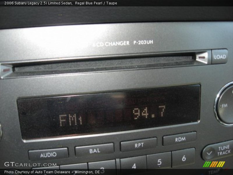 Regal Blue Pearl / Taupe 2006 Subaru Legacy 2.5i Limited Sedan