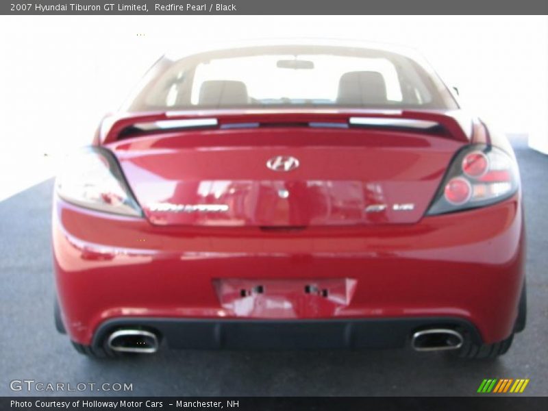 Redfire Pearl / Black 2007 Hyundai Tiburon GT Limited