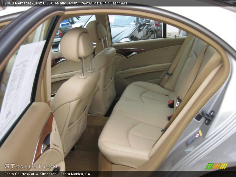 Pewter Metallic / Cashmere 2008 Mercedes-Benz E 350 4Matic Sedan