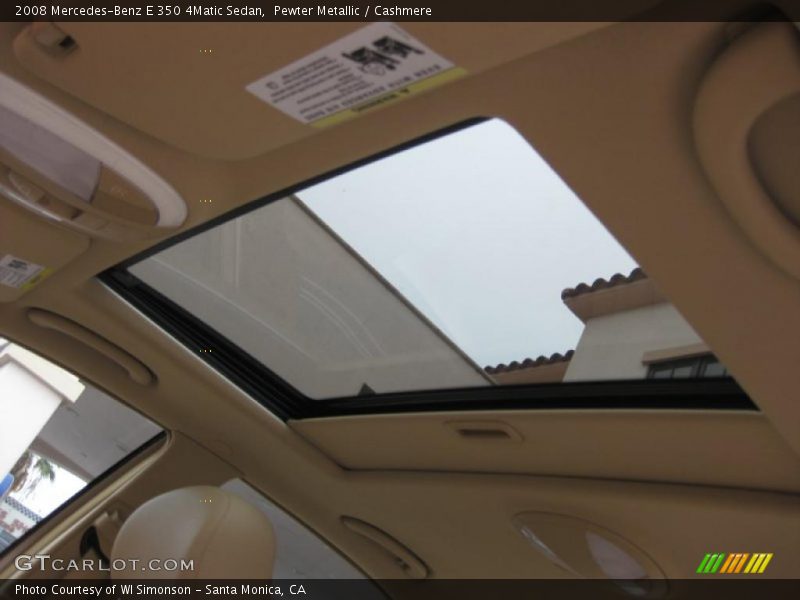 Pewter Metallic / Cashmere 2008 Mercedes-Benz E 350 4Matic Sedan