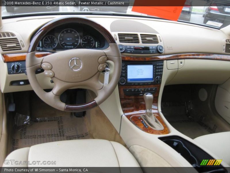 Pewter Metallic / Cashmere 2008 Mercedes-Benz E 350 4Matic Sedan