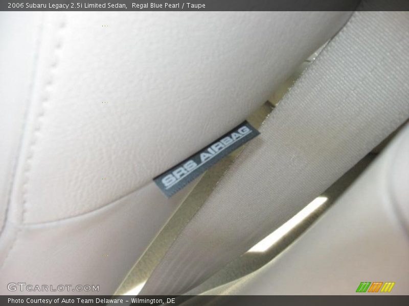 Regal Blue Pearl / Taupe 2006 Subaru Legacy 2.5i Limited Sedan