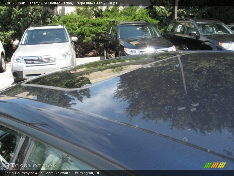 Regal Blue Pearl / Taupe 2006 Subaru Legacy 2.5i Limited Sedan
