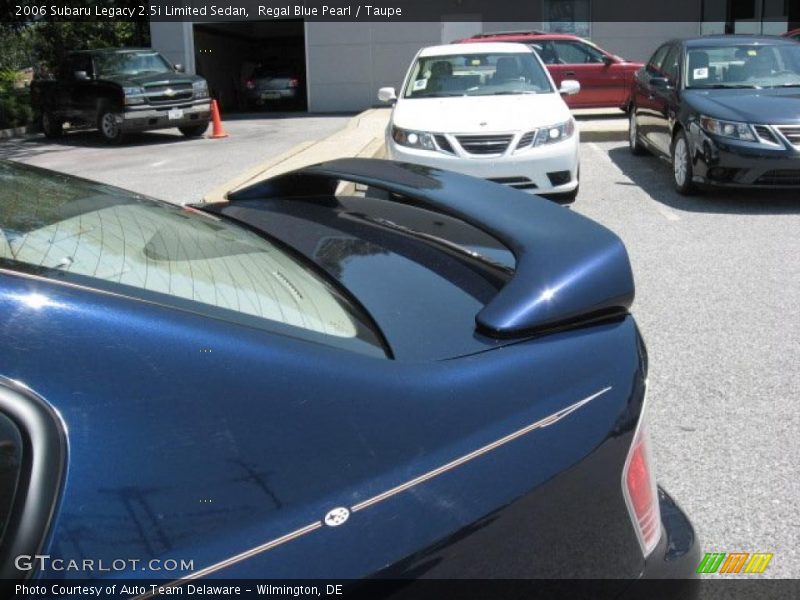 Regal Blue Pearl / Taupe 2006 Subaru Legacy 2.5i Limited Sedan