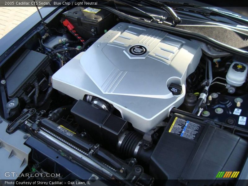 Blue Chip / Light Neutral 2005 Cadillac CTS Sedan