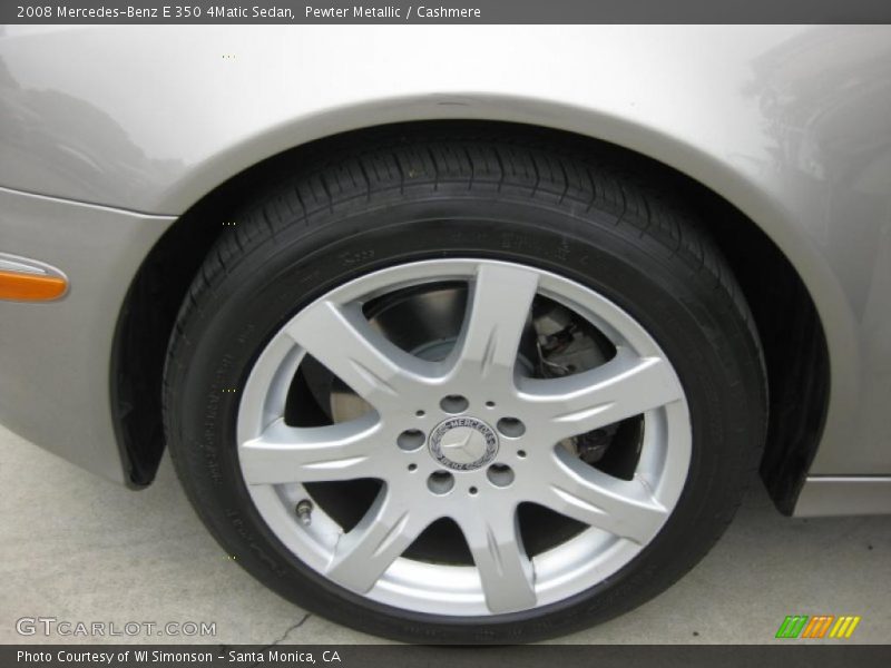 Pewter Metallic / Cashmere 2008 Mercedes-Benz E 350 4Matic Sedan