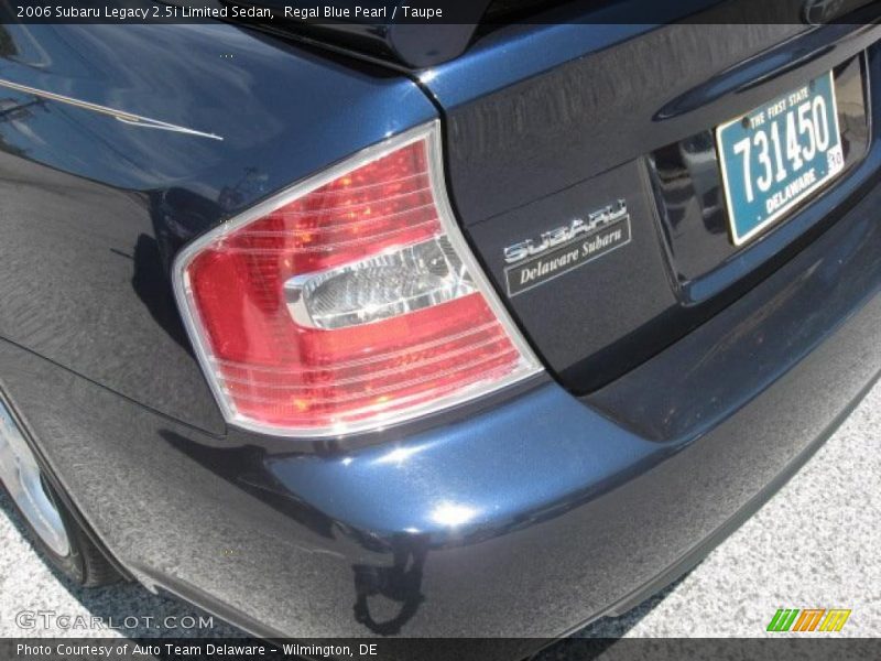 Regal Blue Pearl / Taupe 2006 Subaru Legacy 2.5i Limited Sedan