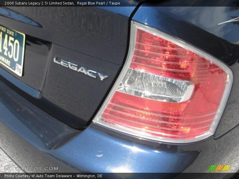 Regal Blue Pearl / Taupe 2006 Subaru Legacy 2.5i Limited Sedan