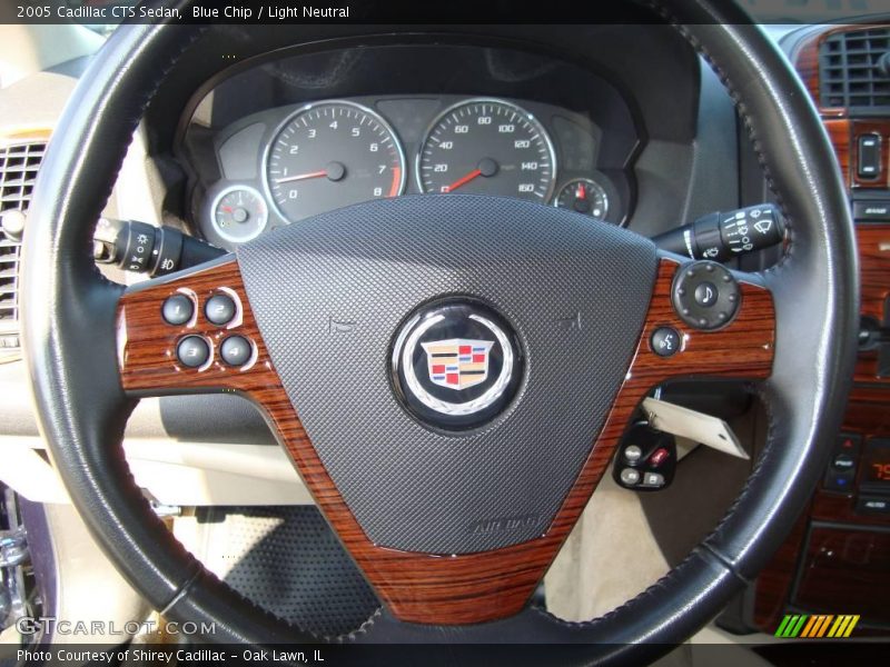Blue Chip / Light Neutral 2005 Cadillac CTS Sedan