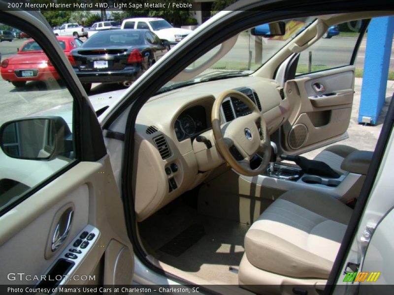 Light Sage Metallic / Pebble 2007 Mercury Mariner Hybrid 4WD