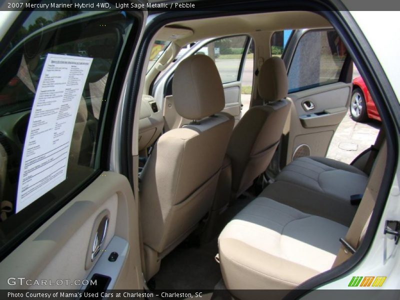 Light Sage Metallic / Pebble 2007 Mercury Mariner Hybrid 4WD