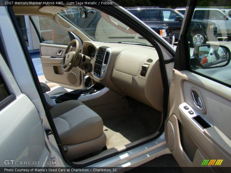 Light Sage Metallic / Pebble 2007 Mercury Mariner Hybrid 4WD