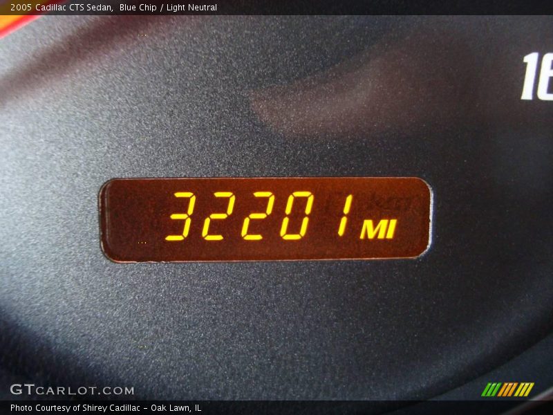 Blue Chip / Light Neutral 2005 Cadillac CTS Sedan