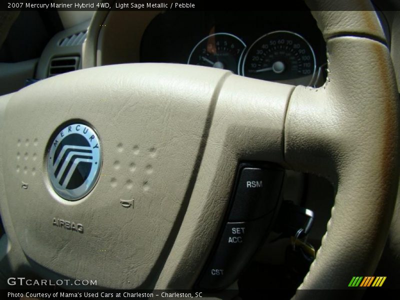 Light Sage Metallic / Pebble 2007 Mercury Mariner Hybrid 4WD