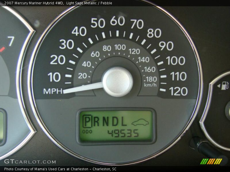 Light Sage Metallic / Pebble 2007 Mercury Mariner Hybrid 4WD
