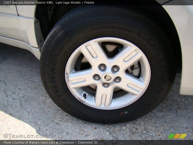 Light Sage Metallic / Pebble 2007 Mercury Mariner Hybrid 4WD