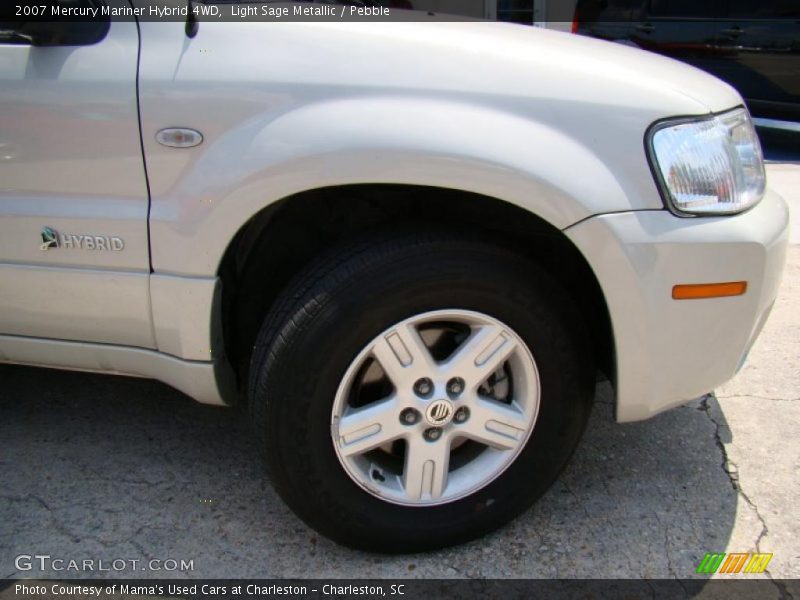 Light Sage Metallic / Pebble 2007 Mercury Mariner Hybrid 4WD