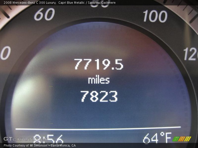 Capri Blue Metallic / Savanna/Cashmere 2008 Mercedes-Benz C 300 Luxury