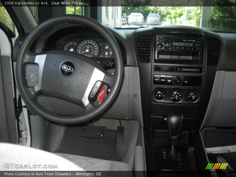 Clear White / Gray 2006 Kia Sorento LX 4x4