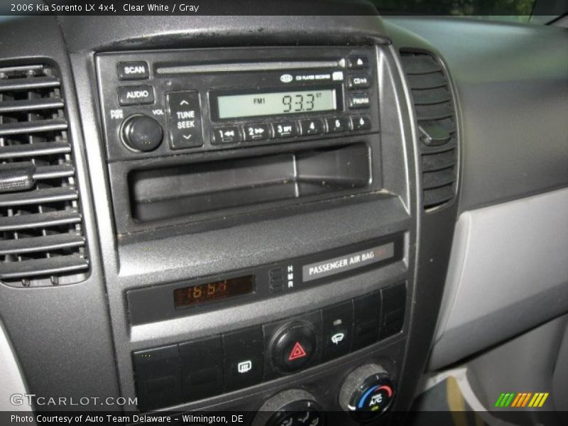 Clear White / Gray 2006 Kia Sorento LX 4x4