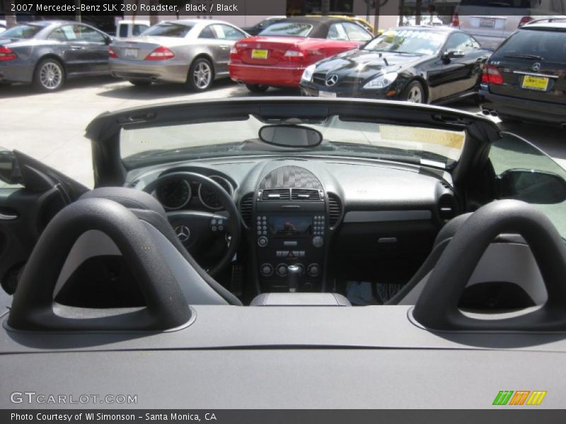 Black / Black 2007 Mercedes-Benz SLK 280 Roadster