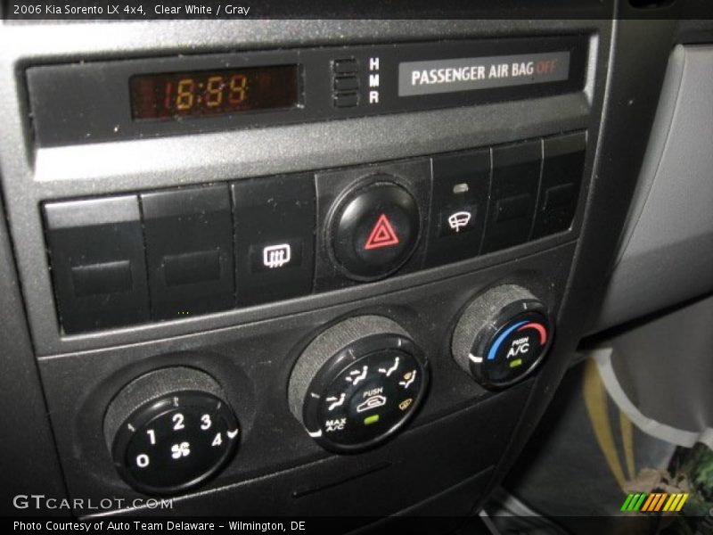 Clear White / Gray 2006 Kia Sorento LX 4x4