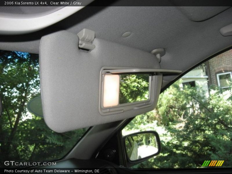 Clear White / Gray 2006 Kia Sorento LX 4x4