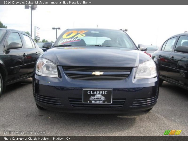 Imperial Blue Metallic / Ebony 2010 Chevrolet Cobalt LT Sedan