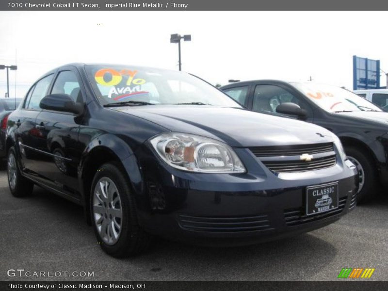 Imperial Blue Metallic / Ebony 2010 Chevrolet Cobalt LT Sedan