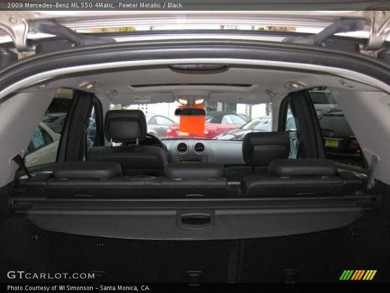 Pewter Metallic / Black 2009 Mercedes-Benz ML 550 4Matic