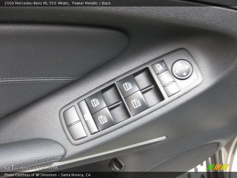 Pewter Metallic / Black 2009 Mercedes-Benz ML 550 4Matic