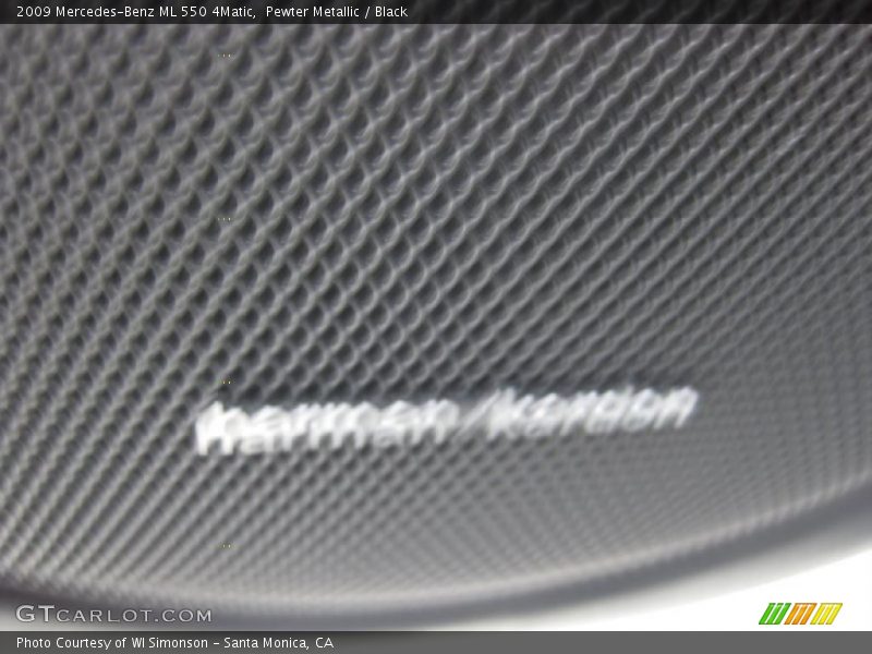 Pewter Metallic / Black 2009 Mercedes-Benz ML 550 4Matic