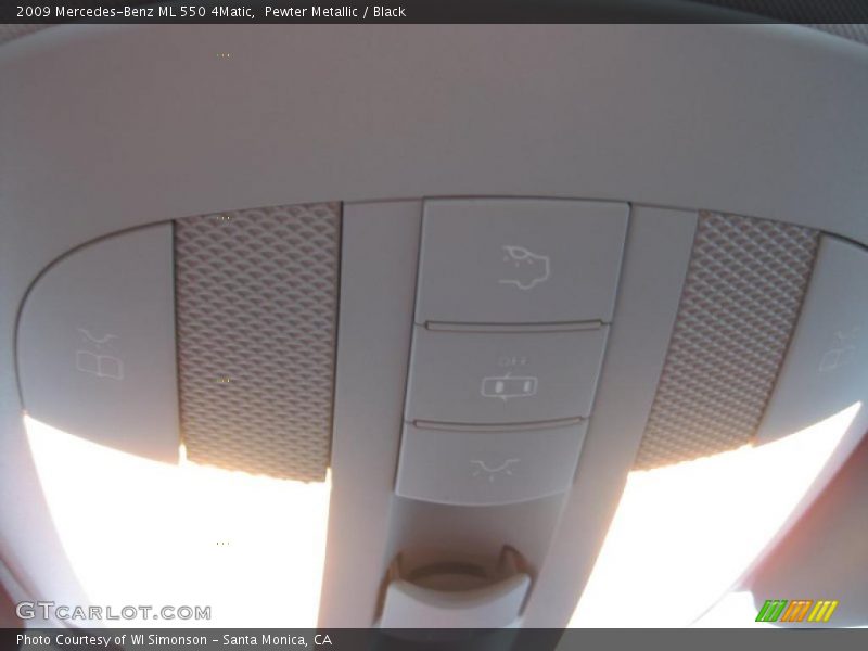 Pewter Metallic / Black 2009 Mercedes-Benz ML 550 4Matic