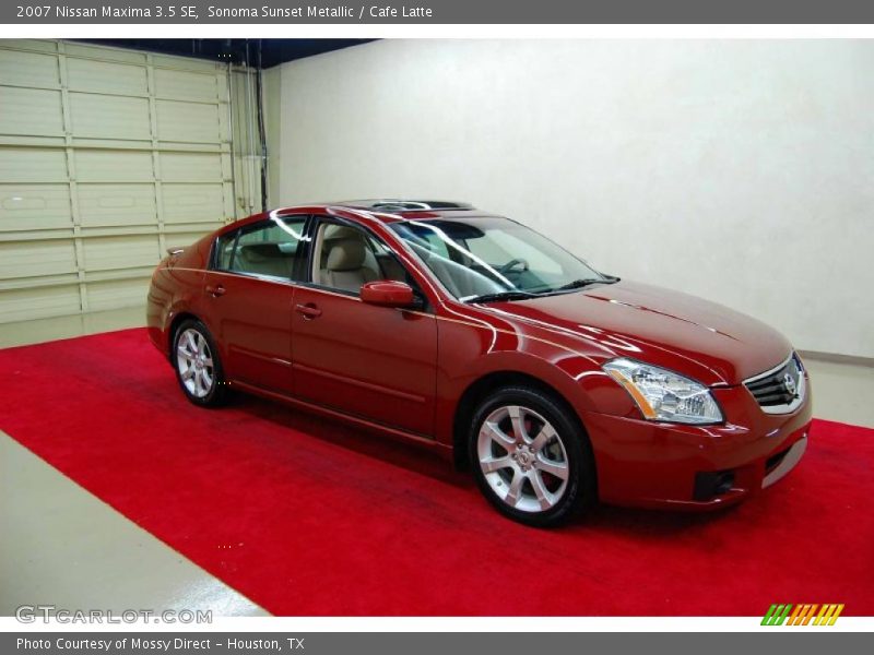 Sonoma Sunset Metallic / Cafe Latte 2007 Nissan Maxima 3.5 SE