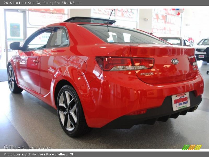 Racing Red / Black Sport 2010 Kia Forte Koup SX