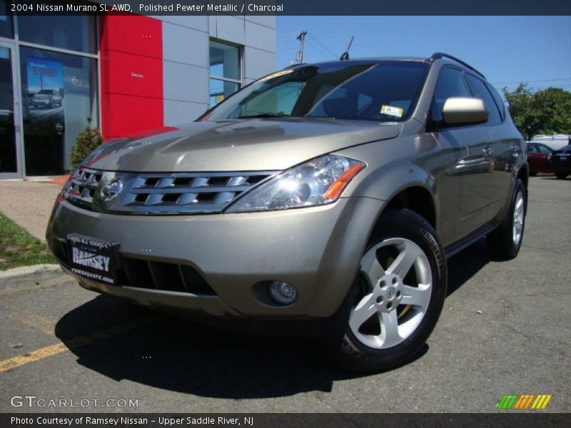 Polished Pewter Metallic / Charcoal 2004 Nissan Murano SL AWD