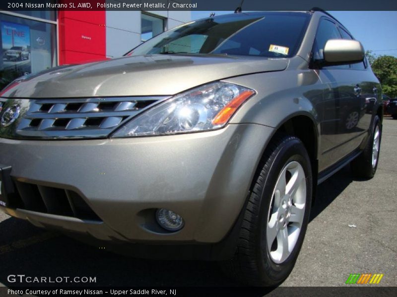 Polished Pewter Metallic / Charcoal 2004 Nissan Murano SL AWD