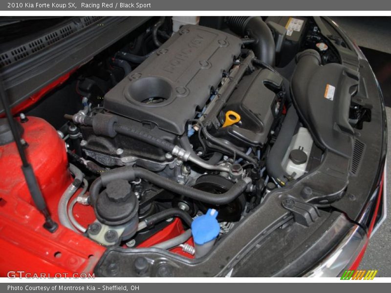 Racing Red / Black Sport 2010 Kia Forte Koup SX