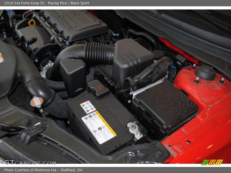 Racing Red / Black Sport 2010 Kia Forte Koup SX