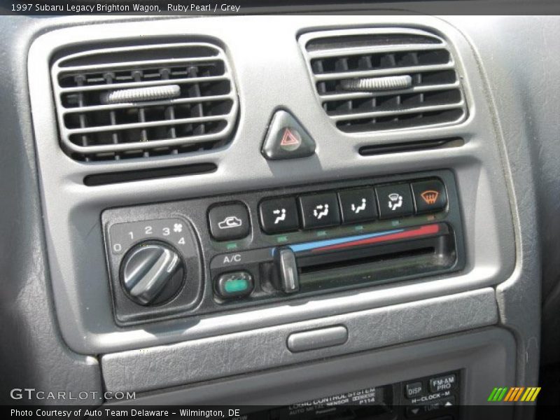 Ruby Pearl / Grey 1997 Subaru Legacy Brighton Wagon