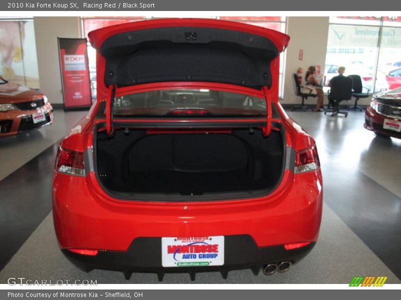 Racing Red / Black Sport 2010 Kia Forte Koup SX