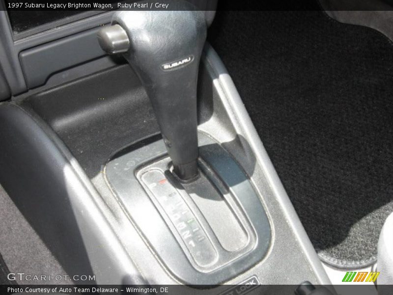 Ruby Pearl / Grey 1997 Subaru Legacy Brighton Wagon