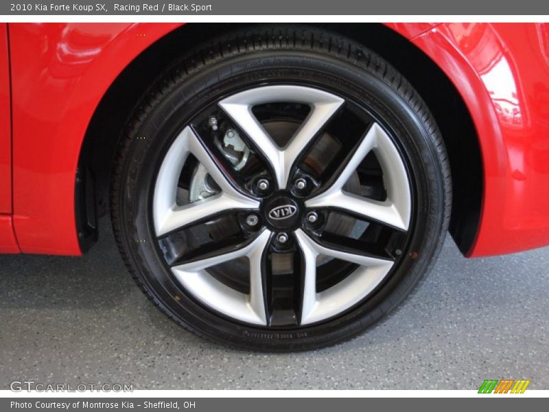 Racing Red / Black Sport 2010 Kia Forte Koup SX