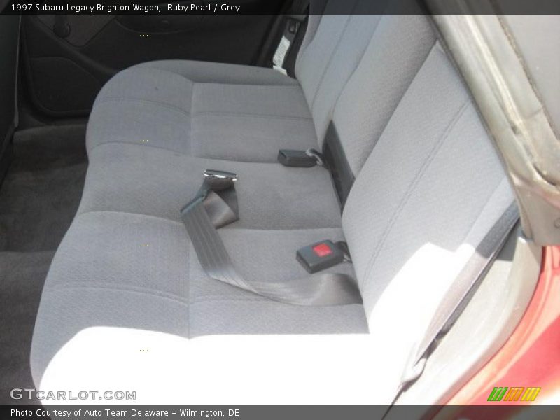 Ruby Pearl / Grey 1997 Subaru Legacy Brighton Wagon