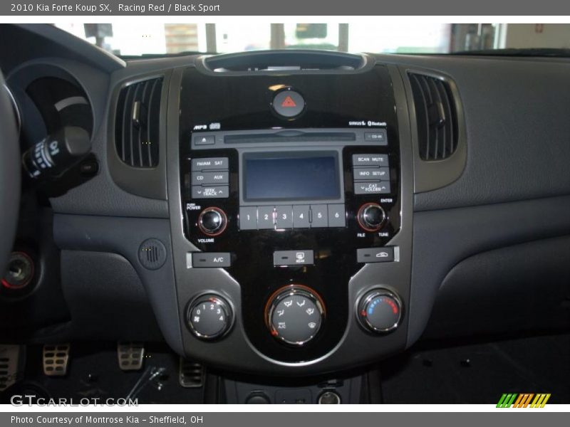 Racing Red / Black Sport 2010 Kia Forte Koup SX