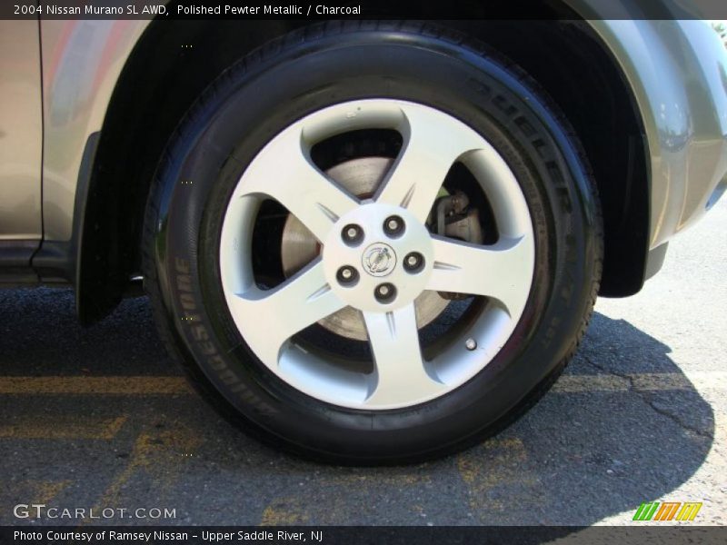 Polished Pewter Metallic / Charcoal 2004 Nissan Murano SL AWD
